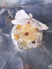 Selenite Metatron s Cube Pendant  Orgone Metatron Chakra Necklace  Emf Shield
