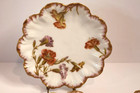 Limoges France A  Lantenier Set Of 6  Scalloped Edge 6  Small Plates Gold