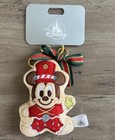 Japan Disney Store Mickey Mouse Plush Keychain Christmas Cookie    us Stock   