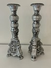  French Polish Silver Plated  Candlestick  Stunning  Pair