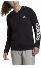 Adidas Women s Essential Linear Hoodie Jacket Cotton Black S97076 Size S