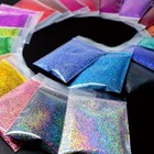 22 Colors Holographic Powder Nail Glitter Laser Golden Dust 10g Bags Art Crafts