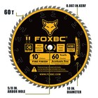 10-inch  60-tooth Miter table Saw Blades Thin Kerf Fine Finish Crosscut Blade