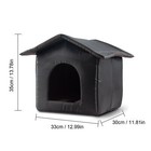 Cat House Bed Outdoor Weatherproof Cat Pet House Homeless Cat And Dog Shelter