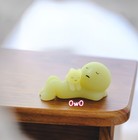 Smiski Sunday Series Sunbathing Figure Cat Kitten Nap Glow In The Dark Cute Toy