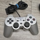 Sony Playstation 2 Dualshock Silver Controller Scph-10010   Av Cable - Bundle 