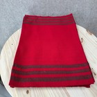 Pier 1 Set Of 8 Christmas Holiday Red Check Plaid Placemats 14  X 20 