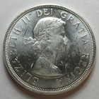 1964 Canada Silver Dollar Coin 80    1216h 