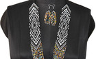 Complete Beading Loom Tribal Style Gray Multi-strand Seed Bead Jewellery Set