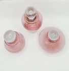 Vintage 50s Mcm Italian Art Glass Pink Decanter Vanity Perfume Bottles Lot Of 3