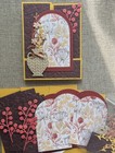 Stampin  Up  Card Kit Glow Of Harvest Autumn Vase Special Birthday Sympathy Neat