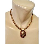 Hawaiian Jewelry Hawaii Opihi Shell Coconut Bead 18  Necklace Choker Maui Hawaii
