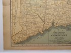 1929 Vintage Connecticut Atlas Map Original Antique Rand Mcnally Premium Atlas