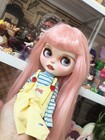 Handmade Blythe Doll Custom With Outfits Pink Wig 1 6 Doll Bjd Toy Girl Diy Gift