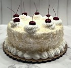 Dezicakes Fake  Coconut Cherry Cake  Artificial Food Prop Decoration