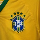Nike Brazil Soccer Jersey Mens Large Yellow Blair 10 Cbf National Team Sports