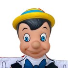 Walt Disney Productions Pinocchio Hand Puppet Vinyl Head Fabric Body Vintage