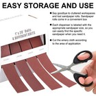 4 Grits Emery Cloth Roll Abrasive Sand Paper For Metal Auto Wood 80 240 320 400