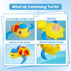 Baby Bath Toys  Floating Wind Up Swimming Turtle And Duck  Bathtub Toys  Pool To