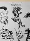Original Traditional Vintage 1981 National Tattoo Flash Sheet Texas  Beachcomber