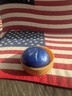 Blue Gel Glitter Squeeze Ball Stress Reliever Squishy Toy 3 In