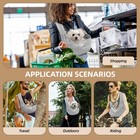 Adjustable Dog Carrier Sling Hand-free Pet Carrier For Small Dogs Cats