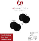 3mm - 6mm Acrylic Ear Gauges  Solid Double Flared Saddle Plug Earrings Sold In P