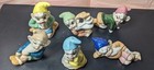 Vintage Elf Gnome Porcelain Figurines Lot  Of 6  807