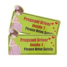 Pregnant Driver Magnet For Car     10 6 x5 7  Reflective Magnetic Safety Sign  