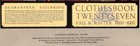 1908 Fine Art Print Sample  English Woolen Mills Catalog Front   Back Cover Art