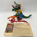     tmnt Leatherhead 1989 Figure Complete W  Card   Accessories Playmates Vintage