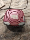 Sylvania Srcd243m Portable Cd Player - Am fm Radio - Boombox Pink - Tested