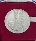 Commemorative Sterling Silver Medallion anniversary Of The Coronation H M Queen 