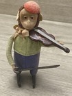 Working Schuco Wind-up Solisto Monkey Playing Violin W o Key Made In Germany