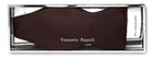 Vesuvio Napoli Self Tie Bow Tie Solid Chocolate Brown Color Mens Bowtie
