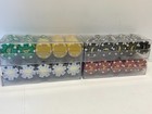 R15-  Lot Of Vintage Landmark Casino Vegas Poker Chips W Cases  5   1   25   100
