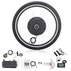 Electric Bicycle Front   Rear Wheel With Tire E Bike Motor Conversion Kit