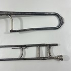 1920 s   H N White King Silver Trombone No Case Slide Works