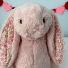 Jellycat Bashful Blush Floral Bunny 12  Plush Kid s Stuffed Animal