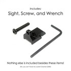 Crosman 2240  1377  1322 Ghost Ring   Peep   Fixed Rear Sight For Steel Breech