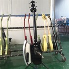 4 String Axe Black Electric Bass Guitar Solid Body Basswood Body Fast Ship