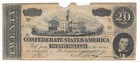 1864 Csa Confederate  20 Note Consecutive Serial Numbered Pair Civil War T-67