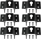4 Pack Bookshelf Speaker Wall Mount Brackets With Screws