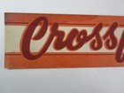 Crossfire Original 1947 Movie Banner Poster Mitchum   Grahame Film Noir - Rare 