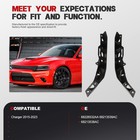 4pcs Front Bumper Bracket For Charger 2015-2023 Driver And Passenger Side 