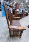 Stickley Mission Collection Oak Spindle Setee