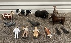Vintage 1995-2002 Schleich Germany Lot Of 12 And Vintage Safari Lot Of 7 