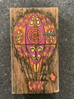 Vintage 1970 The Ohio Match Company Fish   Hot Air Balloon W Matches Made In Usa