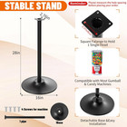 Single Metal Stand For Gumball Machine Candy Popcorn Vending Cast Iron 28   Tall