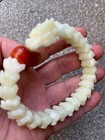 Wonderful Hand Carved Chinese Natural Hetian Jade Beads  dragon  Bracelet     